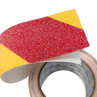 빨간 노란 이중색 50MMx5M PVC 계단 미끄럼 방지 테이프 얼어붙은 안전성 비 하락