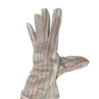 10 밀리미터 폴리에스테르 줄무늬가 있는 손 등과 Ｍ / Ｌ 비 하락 손바닥 반대 정전기 장갑