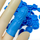 청정실 파란색 일회용 니트릴 손가락 간이 침대 정전기 방지 S M L XL