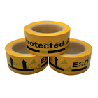 ESD 보호 지역 노란색 정전기 방지 PVC 경고 테이프 산업