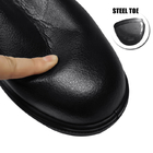 안락한 산업 청정실 검정 ESD 안전 신발 반대로 미끄러짐