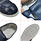 정전기 방지 보호 PVC ESD 안전 신발 4개의 구멍 감색