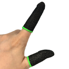 검은 통기성 터치 스크린 게임 엄지손가락은 게임 PUBG를 위한 손가락 끝에 소매를 답니다