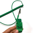 연구실 ESD 지역 워크숍 사용 손목밴드 녹색 반 정적 PU 손목밴드 1.8M