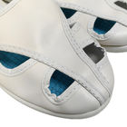 흰색 ESD 반 정적 작업 신발 4 홀 PVC 단말 + PU 상부 산업 신발