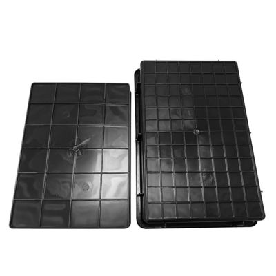 ESD PCB 트레이 두꺼운 PP 플라스틱 항 정적 저장 트레이 검은 ESD 포장 블러스터
