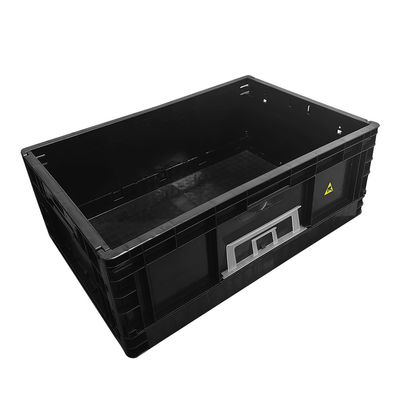 접는 전자 부품 컨테이너 박스 반 정적 박스 비인 팔레트 플라스틱 PCB ESD 저장 박스