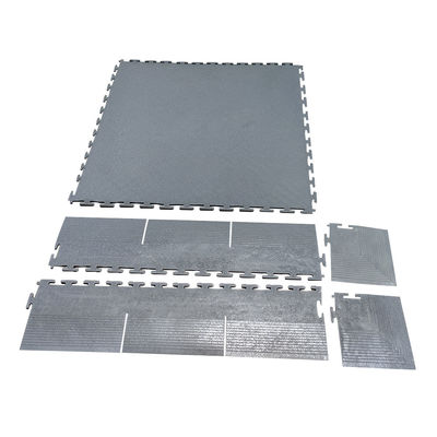 ESD PVC 바닥 타일 상호 연결 ESD 바닥 매트 산업용 반 정적 바닥 타일