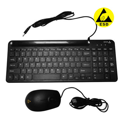 클린룸 사용 ESD 블랙 ESD 안티 정적 케이블 키보드 마우스 세트