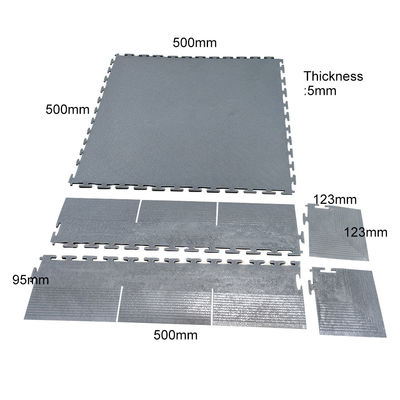 600x600mm 제거 가능한 ESD 반 정적 융합 PVC 비닐 바닥 재료 병원 / 청정실