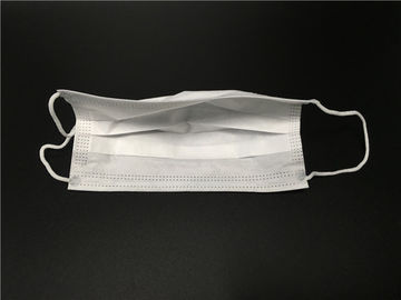 의학 고청정실 소비재의 버릴 수 있는 비 우븐 면 마스크 귀걸이 17.5x9.5 센티미터