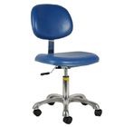 산업적 편안한 ESD 안전한 의자들 PU 가죽 컬러 블랙 또는 선택적인 푸른 암 레스트