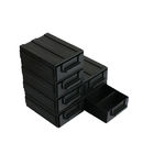 검은 ESD 안전한 저장장치 내각 서랍들 반대론자 정전기 크기 138x3x46 밀리미터