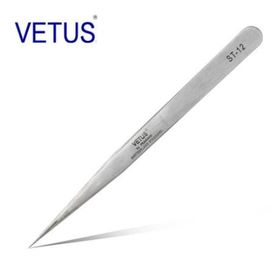 금속 색 빈 ESD 안전한 도구 VETUS 정확성 스테인레스 강 트위저