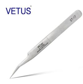 금속 색 빈 ESD 안전한 도구 VETUS 정확성 스테인레스 강 트위저