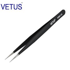 안전한 정확성 ESD Esd 플라스틱 족집게 AISI 302 소재 길이 110 - 140 밀리미터