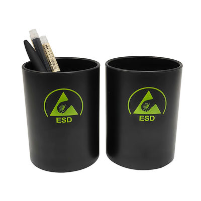 블랙 ESD 항 정적 플라스틱 펜 홀더 ESD 청정실 정화 작업실용 책상 조직기