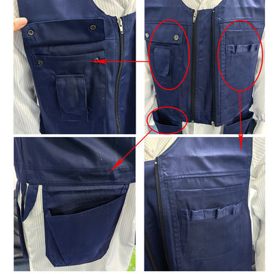 해군 블루 젠임 천장 도구 웨스트 전기에 대한 반 정적 도구 키트 작업 웨스트