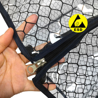 고품질 반 정적 PVC 그리드 커버 ESD SMT PCB 매거진 랙 커버 355x320x563mm에 적합
