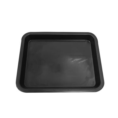 217x174x26mm 검은색 ESD 반 정적 플라스틱 정면 트레이 전자 원 회전 테이블