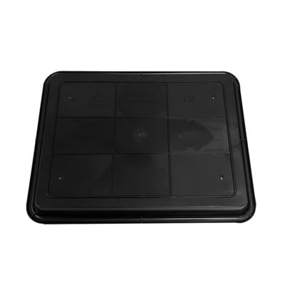 338x255x30mm 반 정적 제곱 트레이 검은 플라스틱 직사각형 浅托 ESD 전자 원 회전판