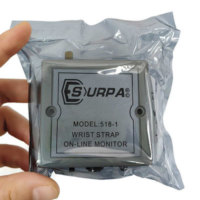 항 정적 손목밴드 온라인 모니터링 도구 SURPA 518-1 정적 반지 지식 자동 경보 검사기