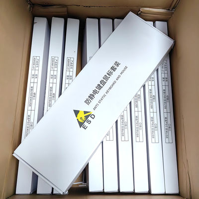 블랙 클린룸 ESD 반 정적 유선 마우스 키보드 세트