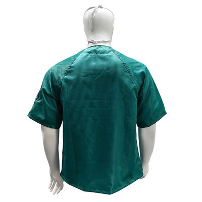 녹색 청정실 (Green Cleanroom ESD) 반 정적 단袖 코트