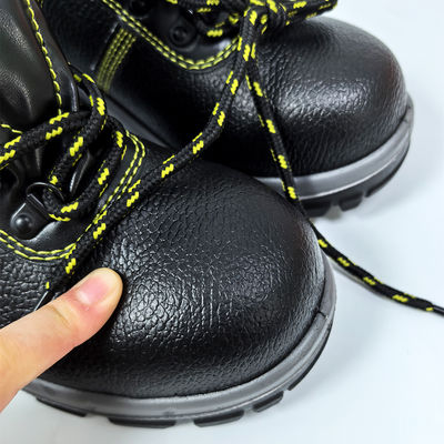 검은색 안티 스메이싱 안티 파이싱 스틸 발가락 안전 작업 신발