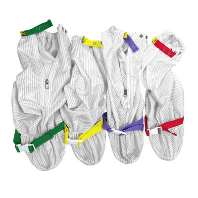 청정실 ESD 반 정적 부드러운 발바닥 먼지 없는 긴 튜브 신발