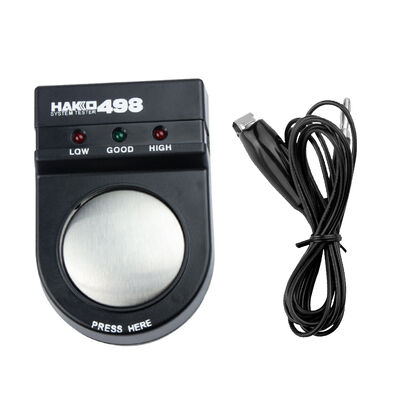 498 정전기 방지 손목 스트랩 테스터 고정밀 휴대용 손목 스트랩 테스터