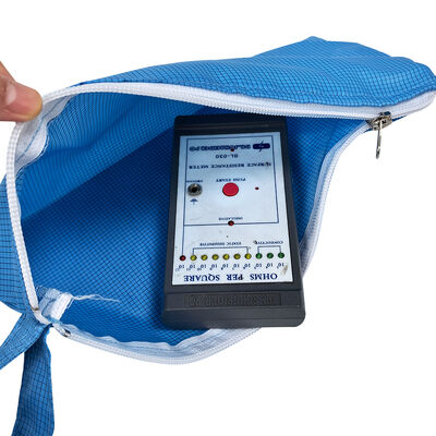 ESD 안티 정적 휴대용 지퍼 도구 저장 가방 파란색