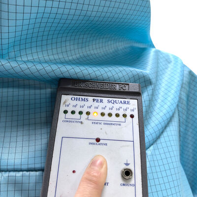 ESD 안티 정적 전신복 모자와 마스크가 있는 코버올