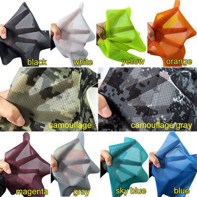 카모플라주 패턴 고성능 ESD 다이아몬드 격자 니트 원단 – 87% 폴리에스터 + 13% 탄소 섬유