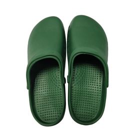 고청정실 반대 정전기 세프티 슈 에바는 병원을 위한 녹색 간호사 방해물을 막습니다