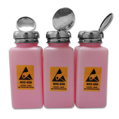 고청정실 HDPE 플라스틱 ESD 술 병 240ML