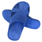 SPU ESD 정전기 방지 4 구멍 신발 슬리퍼 청정실 백색 검정 파랑