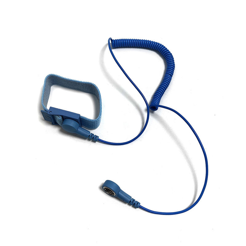 1.8M ESD 반 정적 PVC 이중 헤드 Buckle 손목밴드