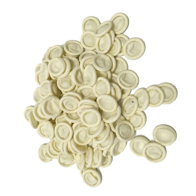 ASTM D3772 반대 정전기 장갑 범용 하얀 분말로 된 라텍스 핑거 콧