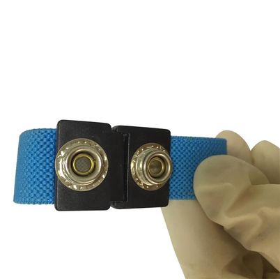 4 밀리미터와 안전한 이중-와이어 조정할 수 있는 우븐 반대 정전기 스트랩 Esd 제품은 버클로 조여집니다